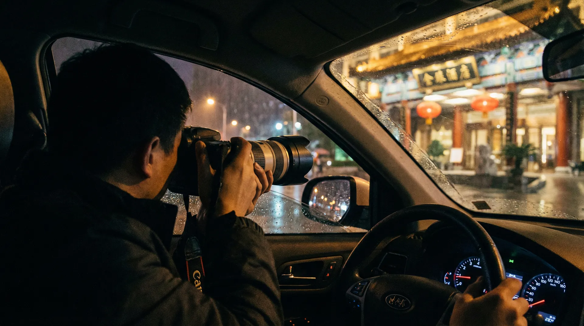 爱体育app - 记者深夜跟踪拍摄明星行踪